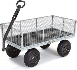Gorilla carts GOR1001-COM lightweight utility trailer