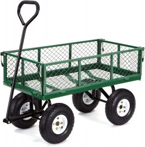 Gorilla carts GOR400-COM lightweight utility trailer