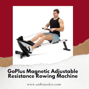 GoPlus Magnetic Adjustable Resistance Rowing Machine