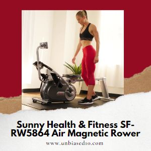 Sunny Health & Fitness SF-RW5864 Air Magnetic Rower